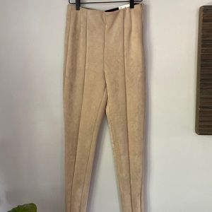 NWT Zara High Rise Suede Legging